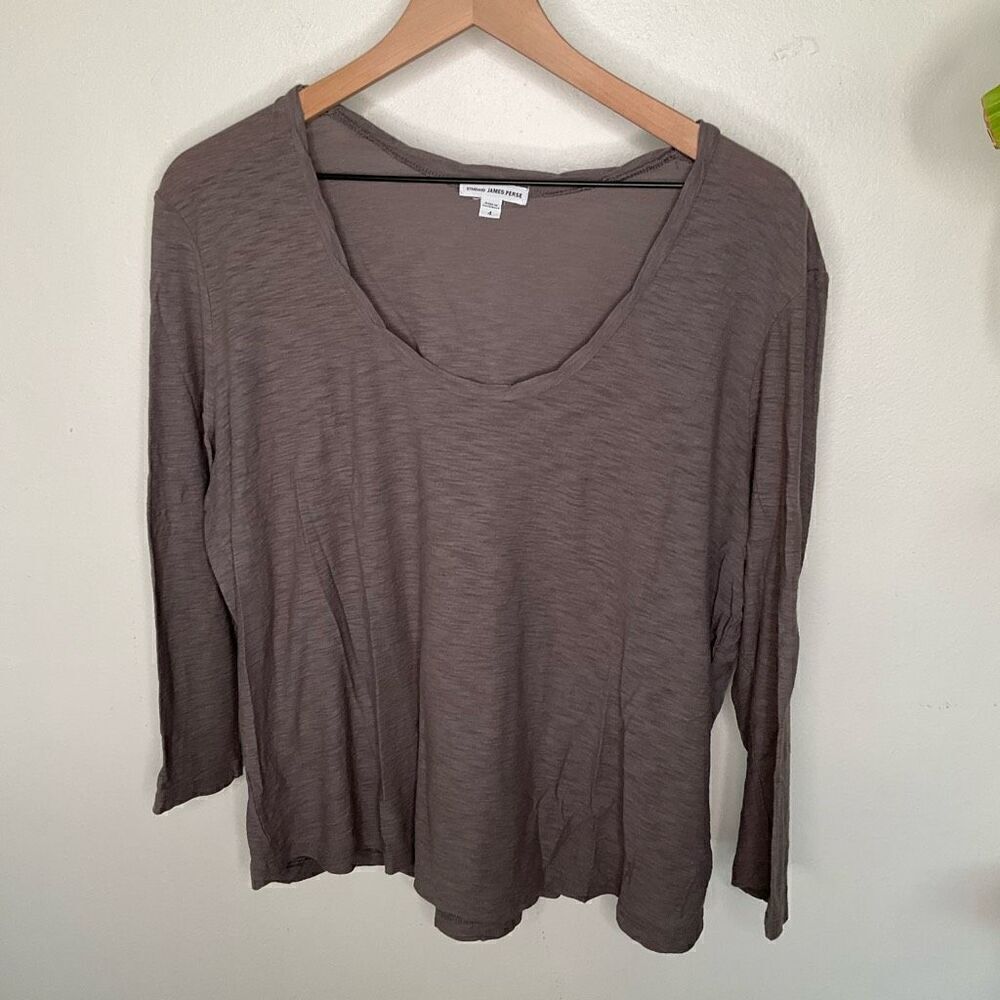 James Perse Scoop Neck Shirt
